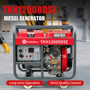 Tiekehan Diesel <b>Generator</b> 10kw Open Frame Single-Phase 9kw Electric <b>Generator</b> Emergency Standby 12.5L Fuel tank Capacity - Product Image 5