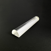 Lentille cylindrique plano-convexe personnalisée en verre optique BK7 pour le façonnage des faisceaux laser et la vision industrielle