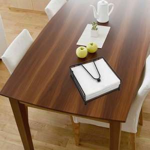 Porte-serviettes carré en fonte noire avec distributeur d'anneaux, décoration de table durable - Product Image 4