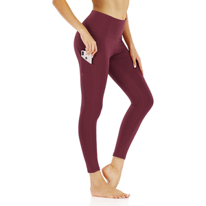 Ropa Deportiva Económica con Logotipo Personalizado, Leggings de Yoga para Mujer, Cintura Alta, con Bolsillos, 2026 - Product Image 5