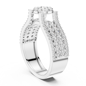 Factory Price 925 Sterling Silver Moissanite <b>Diamond</b> <b>Ring</b> Wholesale Engagement Jewelry Supplier - Product Image 4