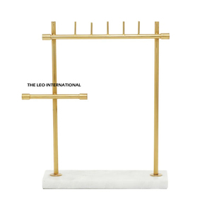 High Quality <b>Tree</b> <b>Branch</b> Design Aluminum Jewelry Stand & Holder for Earrings Necklaces Rings Storage Display - Product Image 6