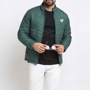 Veste matelassée pour homme, design personnalisé, créez votre propre logo, veste d'hiver légère et décontractée - Product Image 3