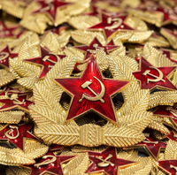 Emblema Metálico para Gorra Estilo Vintage, Insignia de Estrella Roja, Accesorio Decorativo Personalizado de Aluminio para Sombrero