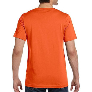 <b>Men's</b> Basic V Neck T Shirt 100% Cotton Custom Printing Custom Logo Microfiber Quick Dry Breathable <b>Men</b> T Shirt - Product Image 5