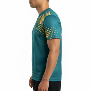 Custom Sublimation Sports T <b>Shirt</b> Men Quick Dry Fitness Gym Wear Soccer Jersey Training <b>Shirt</b> Bulk Manufacturer - Product Image 3