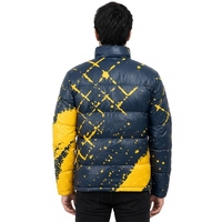 Chaqueta de Plumón Personalizada de Alta Calidad para Hombre, Abrigo de Invierno Brillante y Elegante con Capucha