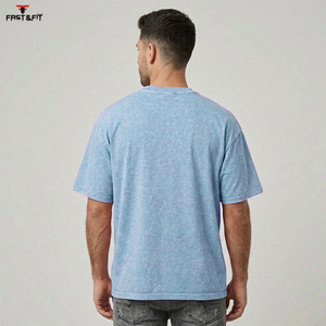 T-shirt délavé à l'acide de haute qualité 2026 pour hommes – Confortable pour le fitness et les loisirs - Product Image 6