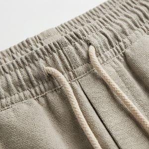 Pantalones Cortos Deportivos de Algodón 100% Hechos a Medida OEM ODM, Transpirables, de Secado Rápido, Ajuste Holgado, para Gimnasio y Uso Casual, Pantalones Largos Suaves de Verano - Product Image 4