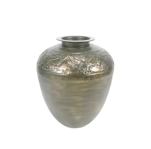Maravilloso Florero de Mesa Moderno de Latón/Hierro, Decorativo para Sala de Estar, Hecho a Mano, Grande - Product Image 1