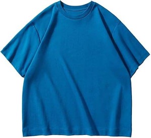เสื้อยืดผ้าคอตตอนฟอกทรงสี่เหลี่ยมลายกรดสำหรับผู้ชายใส่ได้ทั้งชายและหญิงเสื้อยืดเปล่าไซส์ใหญ่พิเศษพิมพ์ลายแบบเรียบ - Product Image 1