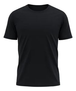 T-shirt uni pour homme, 180 grammes, teinture unie, respirant, séchage rapide, col rond, manches courtes, tricoté, vêtement décontracté, fitness - Product Image 3