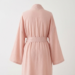 Bata Kimono para Mujer con Lazo Obi, Ropa de Estar por Casa, Bata Envolvente, OEM ODM, Venta al por Mayor, Fábrica, Impresión Personalizada - Product Image 3