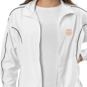 Chaqueta Deportiva para Mujer Signature Track, Color Personalizado, Chaqueta Deportiva Premium para Dama, Gruesa, con Cierre, Estampada, Impermeable, Tejida - Product Image 4