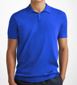 Servicio OEM: Camiseta de Hombre Lisa de Alta Calidad, Transpirable, Ecológica, de Poliéster/Algodón Tejido Comprimido, Manga Corta - Product Image 2