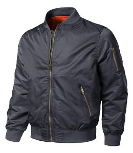 Chaqueta Bomber de Invierno para Hombre, Tejida, Vintage, con Revestimiento Personalizado de Alta Calidad, Resistente al Viento, con Cierre Frontal y Cuello Alto, Estilo Urbano, Nueva - Product Image 4