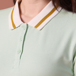 Camiseta Polo de Algodón para Mujer, Suave y Transpirable, Cuello Casual, Cómoda para Uso Diario, Ropa de Moda para Todo el Día - Product Image 6