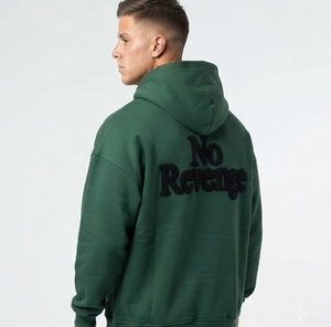 Sweat à capuche brodé pour homme, décontracté, sportif, en molleton polyester/coton, haute qualité, manches longues, coupe ample - Product Image 6