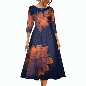 Vestidos Casuales para Mujer con Estampado Tribal Tradicional Samoano Polinesio, Vestidos Personalizados, Vestidos Sexys de Moda para Mujer, Vestidos de Fiesta para Chicas - Product Image 2