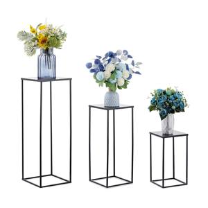 Pot de fleur en métal vintage de vente chaude support taille personnalisée noir fini salon coin latéral Pots décoratifs - Product Image 4