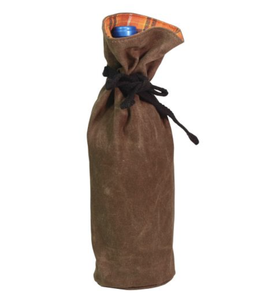 WIN-101 Hot Selling Wholesale Black Rustic Polyester Wine <b>Gift</b> Bags 15*35cm Reusable Drawstring Bottle <b>Wrap</b> <b>Wedding</b> Customized L - Product Image 1