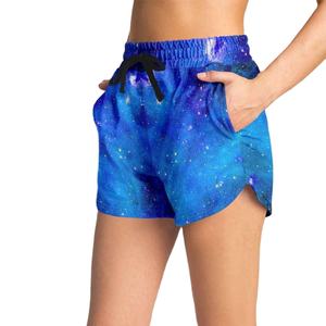 Pantalones Cortos Deportivos Casuales para Mujer, Diseño Elegante, para Ejercicio Aeróbico, Estilo de Vida Activo, Rendimiento Deportivo Versátil, Sublimación - Product Image 4