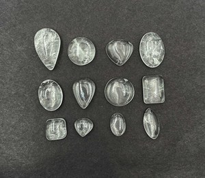 Natural Crystal Quartz Mix Shape Cabochon Loose Gemstone Lot 12-20 MM Crystal Quartz Gemstone For Handmade Jewelry Making - Product Image 3