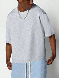 Camiseta Corta de Algodón con Logo Personalizado para Mujer, Estilo Urbano, Oversize, de Manga Corta - Product Image 3