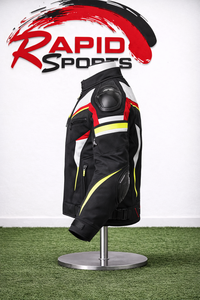 เสื้อแจ็กเก็ตแข่งรถมอเตอร์ไซต์ผ้าแคนวาสเล่นกีฬาแข่งรถเร็วสารหน่วงไฟและระบายอากาศได้ดี - Product Image 3