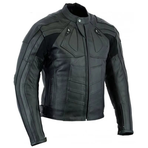 Hot Sale Men's Winter Warm Leather Motorbike Jacket New Fashion Plus Size Street Wear Customized OEM Printed Racing Jacket - Product Image 5