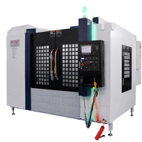 Centre d'usinage vertical CNC 5 axes VMC850 haute précision avec table rotative pour pièces métalliques, directement de l'usine