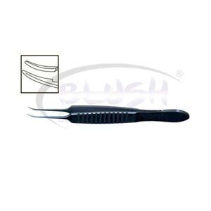 Osher Tying Forceps Curved Tip 0.2mm Titanium Ophthalmic <b>Surgical</b> <b>Instrument</b> Reusable CE ISO Certified By Blush <b>Surgical</b> - Product Image 3