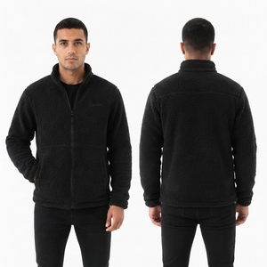 Comfortable Fit for Winter Outdoor Wear Sherpa Jacket for men Wool Men's Sherpa Jacket <b>Warm</b> <b>Fleece</b> Coat with Soft - Product Image 6