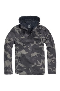 <b>Men's</b> Hooded Quarter-Zip Waterproof Windproof <b>Canvas</b> <b>Jacket</b> Solid Color Polyester Outdoor Casual Autumn Wear Regular Fit Zippers - Product Image 6