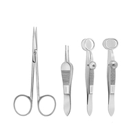 Kit d'instruments ophtalmiques professionnels pour la chirurgie du chalazion – Ensemble de micro-instruments chirurgicaux pour les procédures oculaires des paupières et de la rétine
