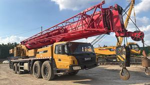 Grue sur camion SANY STC800T6 d'occasion, 80 tonnes, année 2022, économique et performante pour les travaux de construction et de levage. - Product Image 4