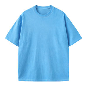 Wholesale 230gsm Plus Size Mens Hip Hop Stone Streetwear <b>Tshirt</b> 100% Cotton Tee Shirts Oversized Acid Wash Vintage T-Shirts - Product Image 3