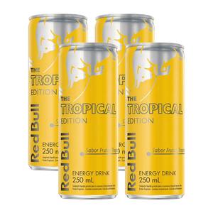 Boisson énergisante Red Bull édition tropicale originale, Red Bull 250 ml, vente en gros de Red Bull, prix bas. - Product Image 1