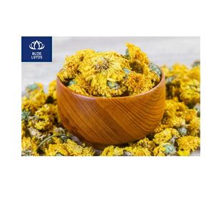 ชาดอกเบญจมาศแห้งคุณภาพสูง บรรจุในแก้วเย็นสบาย - Product Image 1