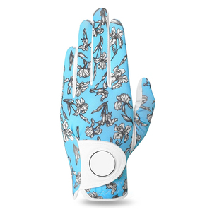 Gants de golf à doigts entiers pour hommes, prix de gros, qualité supérieure, couleur unie, gants de golf personnalisés en cuir PU - Product Image 1