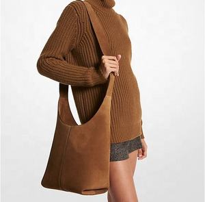 Fabricants de sacs à main Hobo en cuir suédé de luxe pour femme Sac à main fourre-tout pour femme avec logo personnalisé - Product Image 2