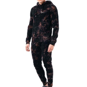Survêtement décontracté à capuche pour homme, lavage acide, motifs entièrement personnalisables, séchage rapide, respirant, 100 % coton, haute qualité - Product Image 1