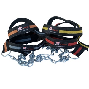 RC Fitness Wear Muscles Exercise Gym Strength Weight Lifting Head Neck <b>Harness</b> Natural Rubber PVC Heavy Duty Non-Slip Unisex - Product Image 4