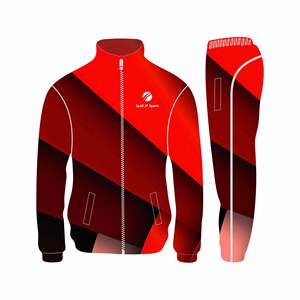 Ensemble de survêtements pour hommes en gros, 2 pièces avec fermeture éclair, ensemble sweat à capuche et pantalon de jogging, survêtements personnalisables avec logo pour hommes, idéal pour la gym et le fitness - Product Image 2