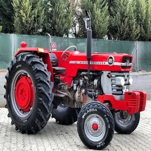 Potente tractor agrícola Massey Ferguson 385 con cabina, tractores MF 4x4 con cargador frontal y retroexcavadora, solución versátil - Product Image 5