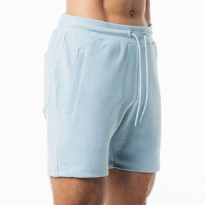 กางเกงขายส่งสั่งทำพิเศษ ระบายอากาศได้ดี เป็นมิตรกับสิ่งแวดล้อม ผ้าถักยืดหยุ่นสูง เอวกลาง ผ้าฝ้าย 100% ย้อมสีพื้น ความยาวระดับเข่า สำหรับผู้ชาย สไตล์สมาร์ท - Product Image 4