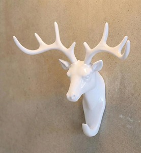 Premium Reindeer Mirror Finish Metal <b>Key</b> Holder <b>Wall</b> <b>Hook</b> Decorative Accent For Living Room Bedroom And Hallway WallsFrom India - Product Image 6