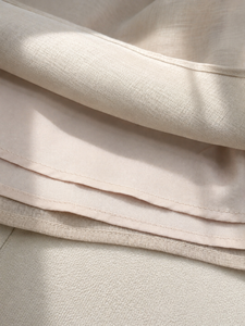 YOUNG by VIVI KA Blouse en Chiffon Beige à Volants Asymétrique Élégante à Manches Longues pour Femme Printemps-Été HAILEY - Product Image 6