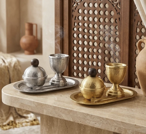 Modern Classic Decorative Incense Holder With Elegant Bakhoor Burner Aromatic Fragrances Ideal For Home Living <b>Aroma</b> <b>Diffuser</b> - Product Image 6