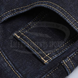 Etiqueta privada Hombres Fleece Jeans Color sólido Hombres Fleece Jeans Bolsillos laterales Fleece Jeans para la venta - Product Image 4